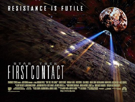 star trek first contact poster
