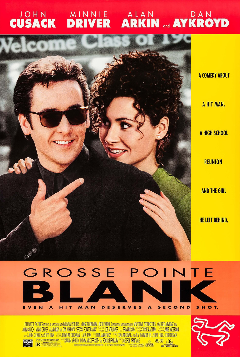 Extra Large Movie Poster Image for Grosse Pointe Blank (#1 of 2)
