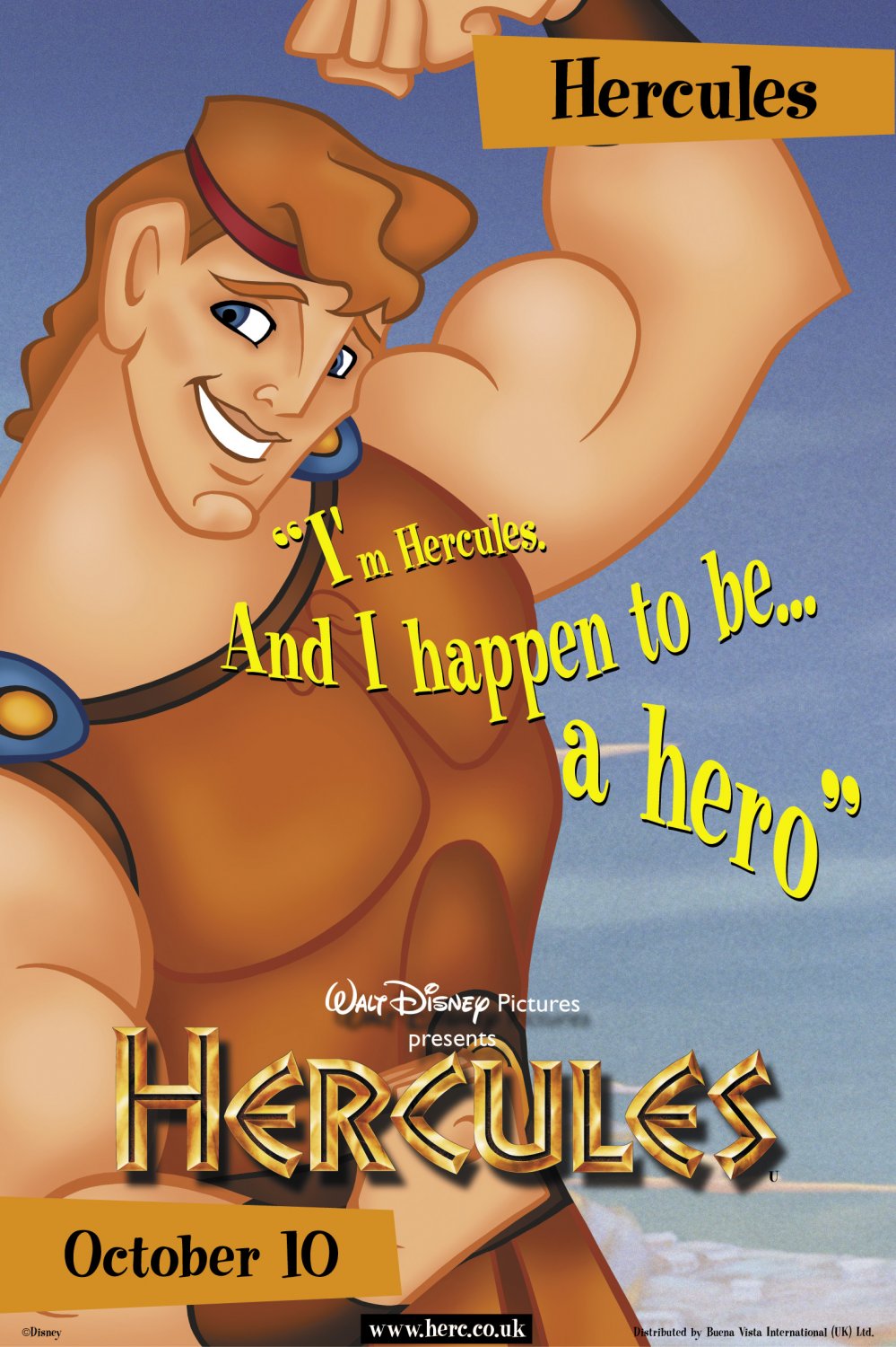Extra Large Movie Poster Image for Hercules (#10 of 13)