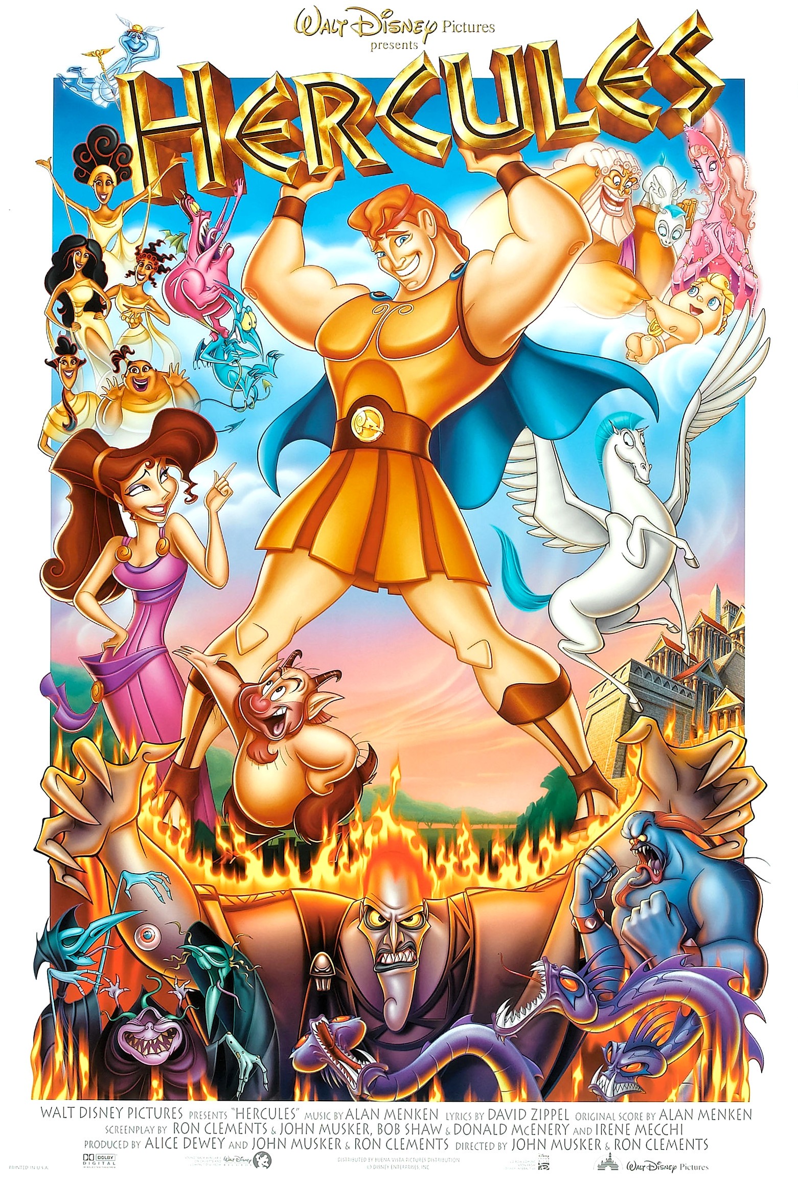 Mega Sized Movie Poster Image for Hercules (#2 of 13)