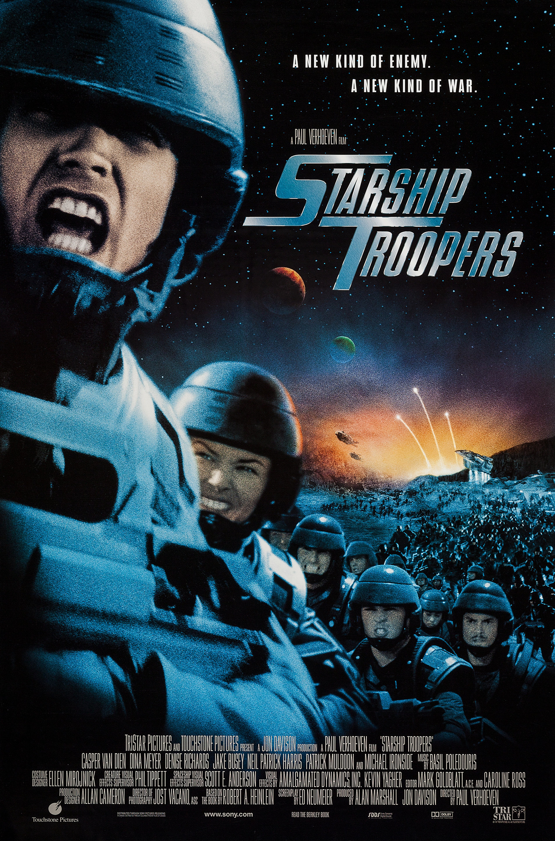 Mega Sized Movie Poster Image for Starship Troopers (#2 of 6)