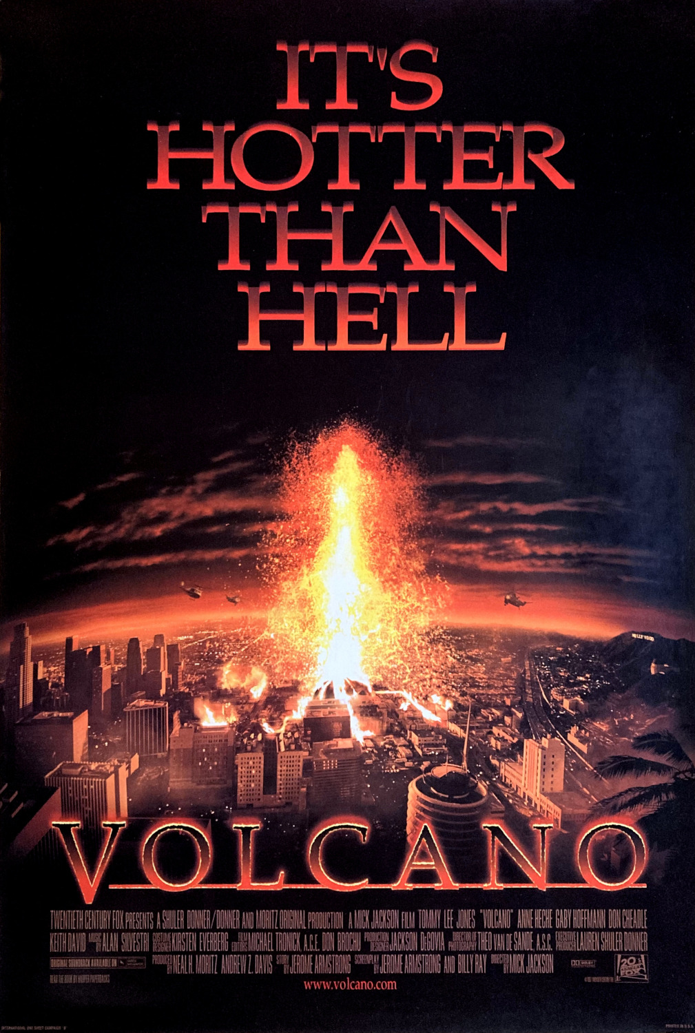 Extra Large Movie Poster Image for Volcano (#2 of 2)