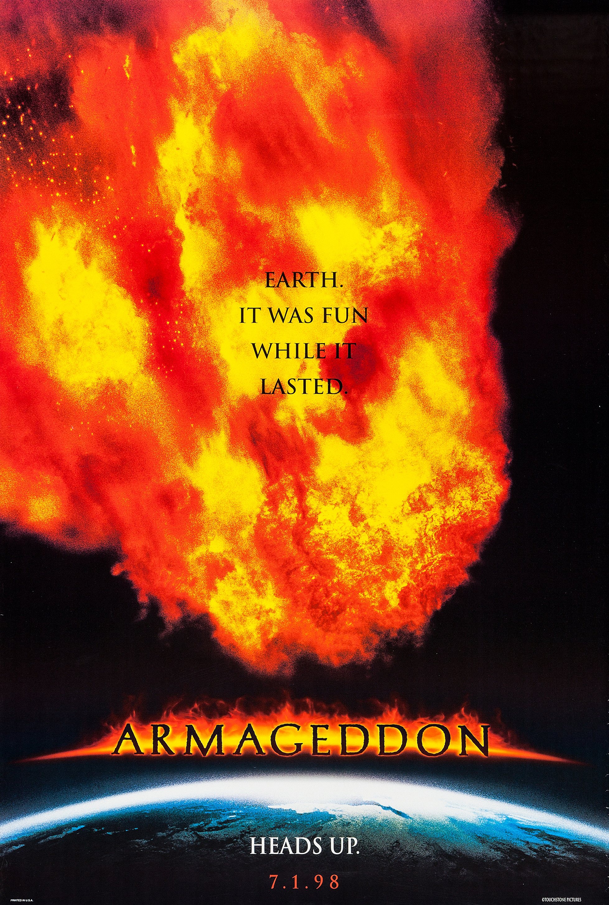 Armageddon (5 of 9) Mega Sized Movie Poster Image IMP Awards