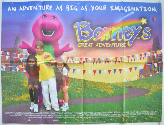 Barneys Great Adventure The Movie Movie Poster 2 Of 2 Imp Awards