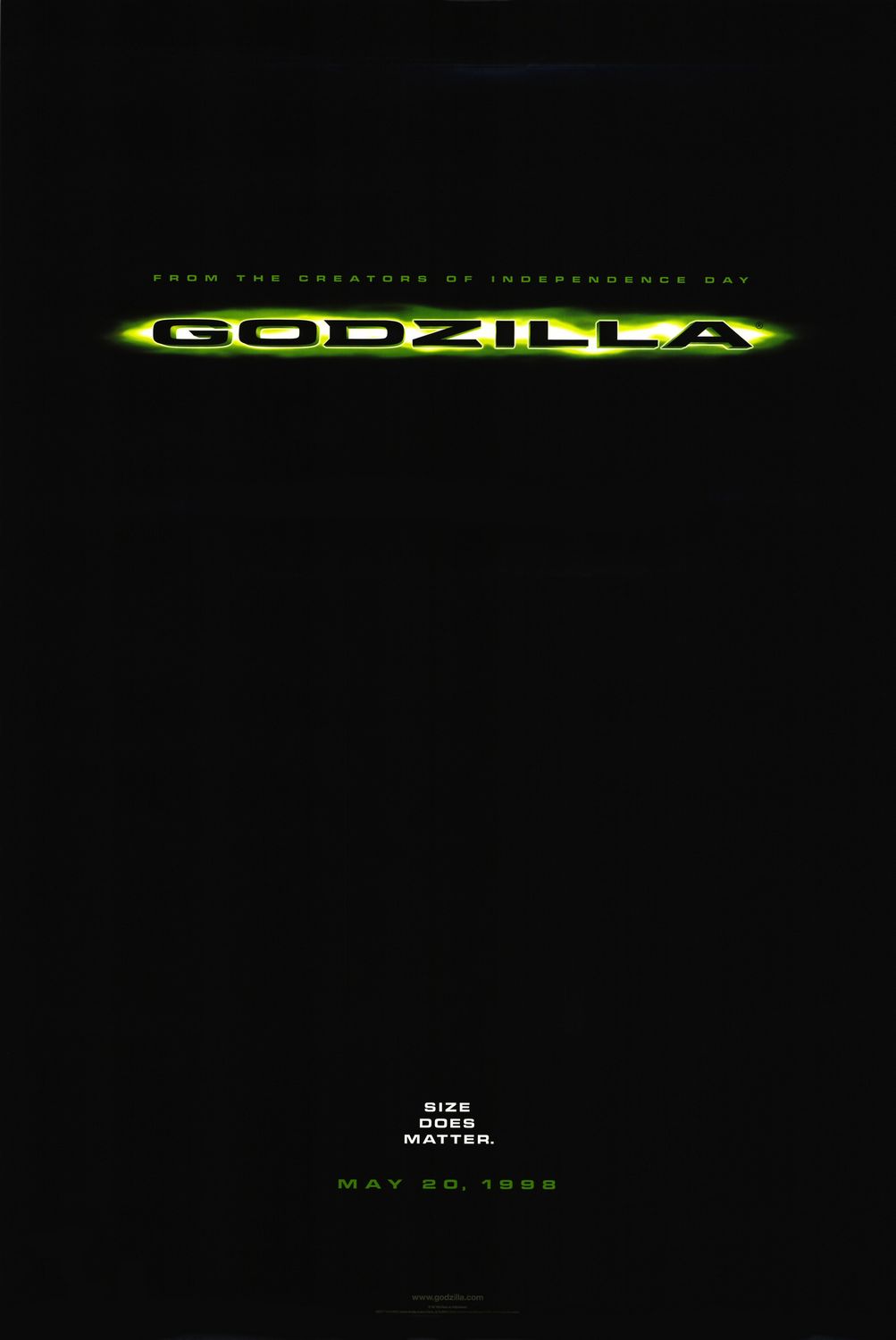 Extra Large Movie Poster Image for Godzilla (#2 of 3)