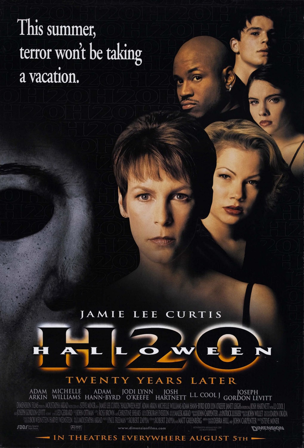 Extra Large Movie Poster Image for Halloween: H20 (#1 of 3)