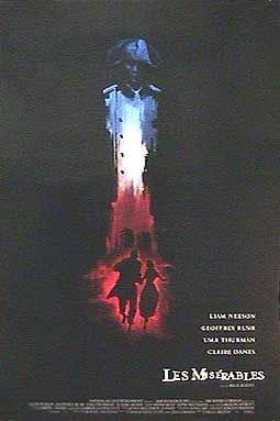 les miserables 1998 movie poster
