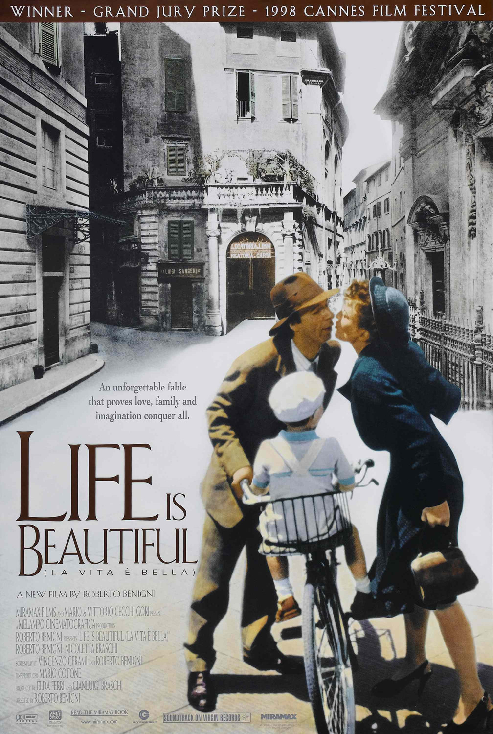Extra Large Movie Poster Image for Life is Beautiful (#1 of 2)