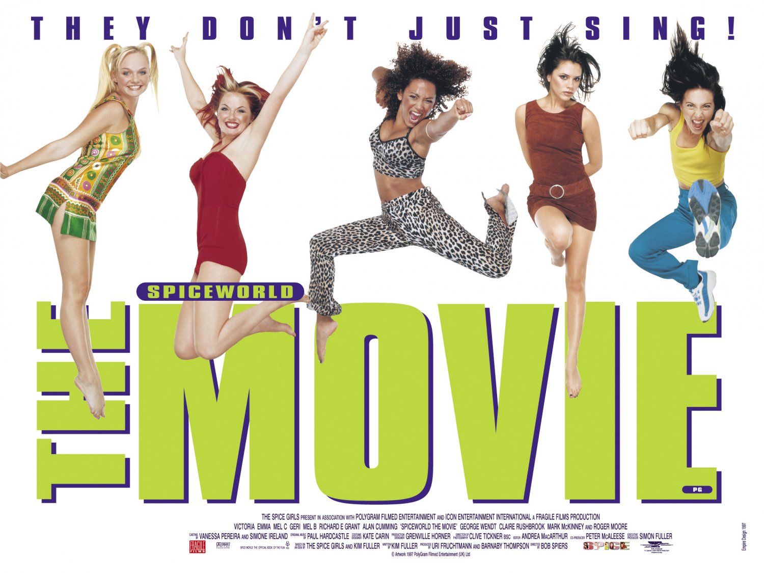 Extra Large Movie Poster Image for Spice World (#9 of 9)