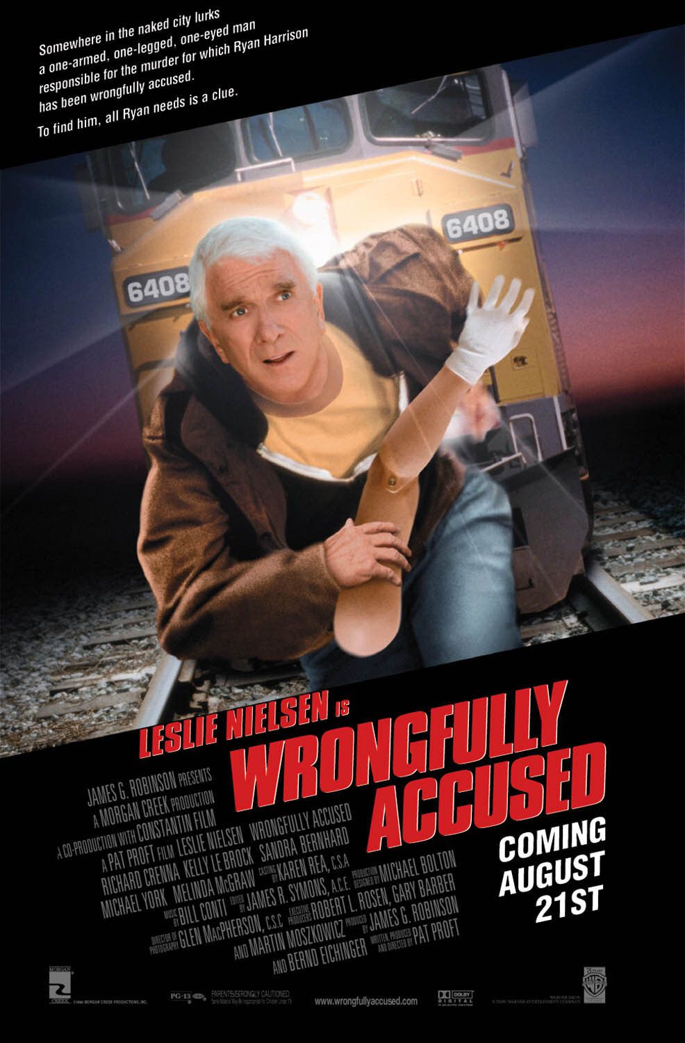 Extra Large Movie Poster Image for Wrongfully Accused (#2 of 3)