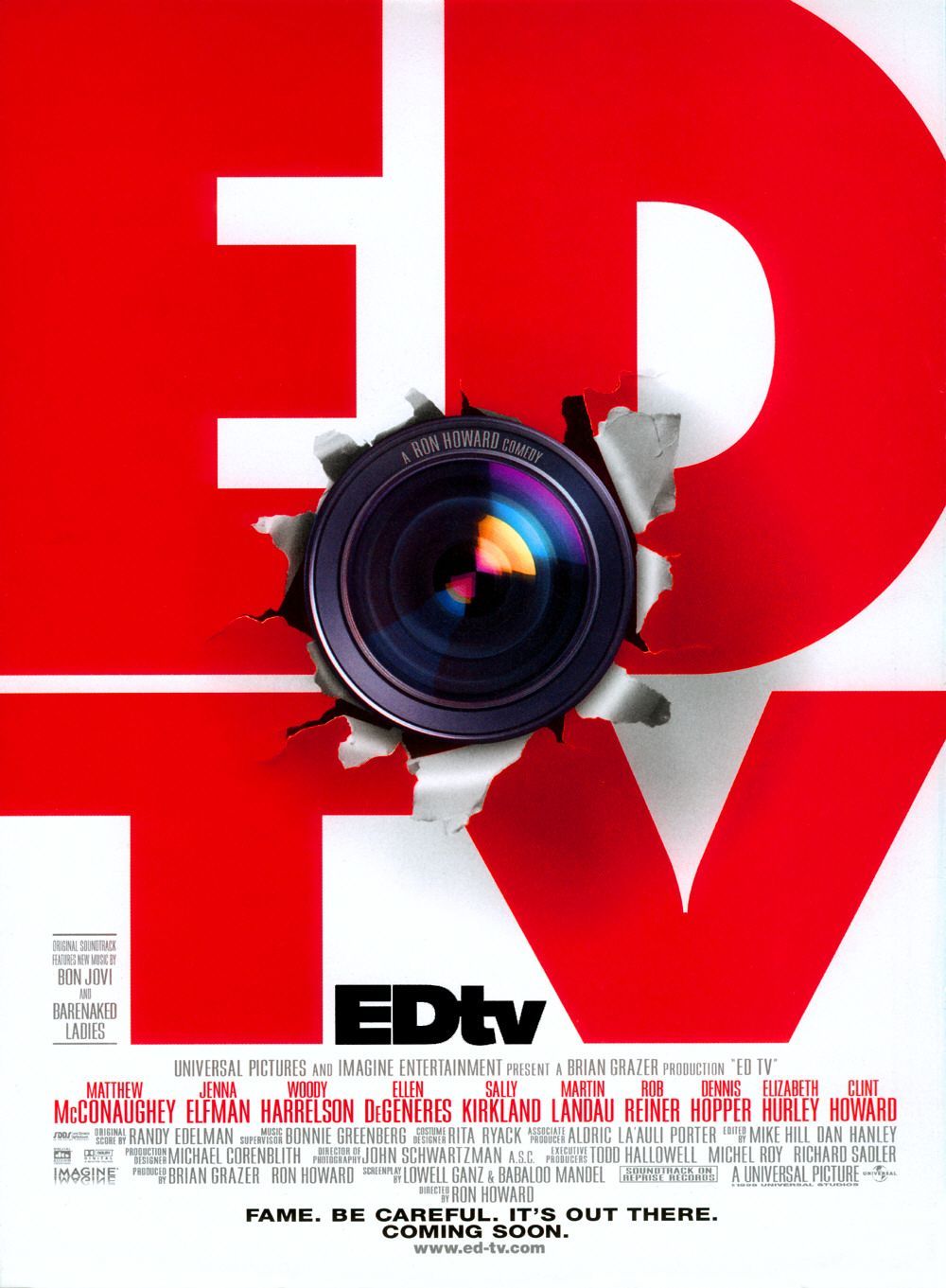 Extra Large Movie Poster Image for edTV (#1 of 3)