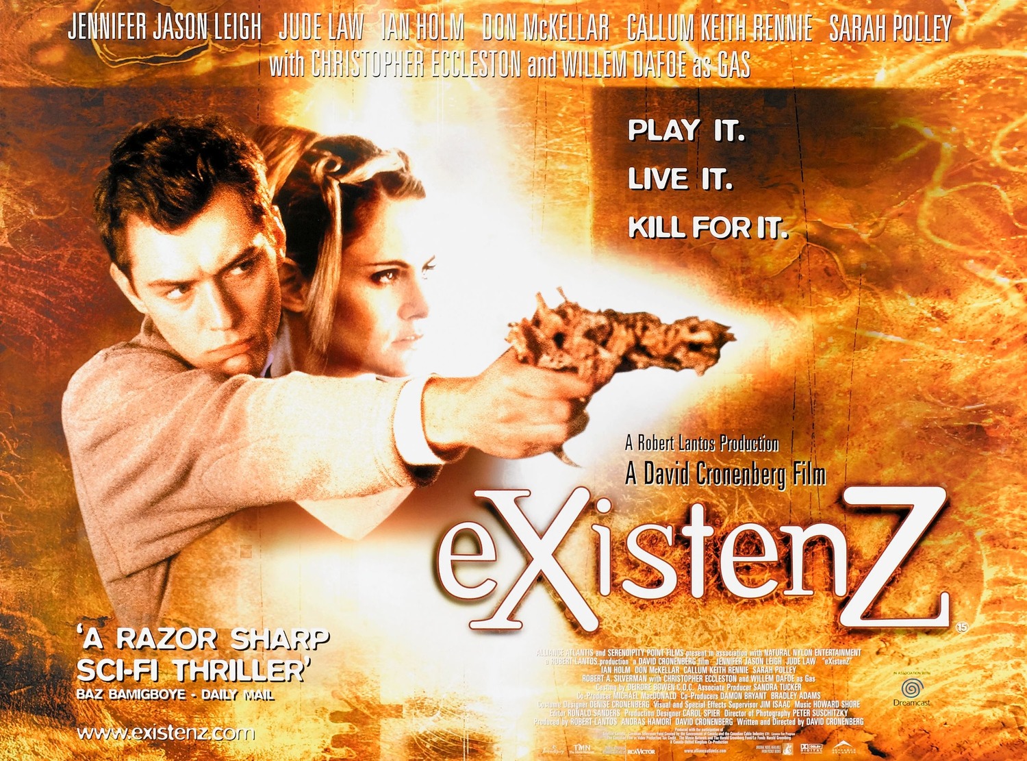 Extra Large Movie Poster Image for eXistenZ (#2 of 4)