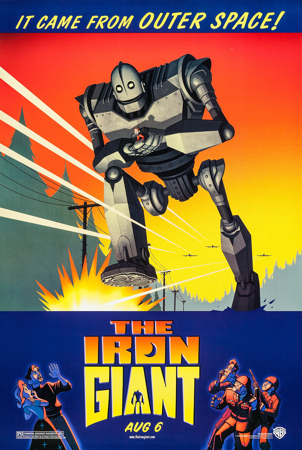 Extra Large Movie Poster Image for The Iron Giant (#1 of 4)