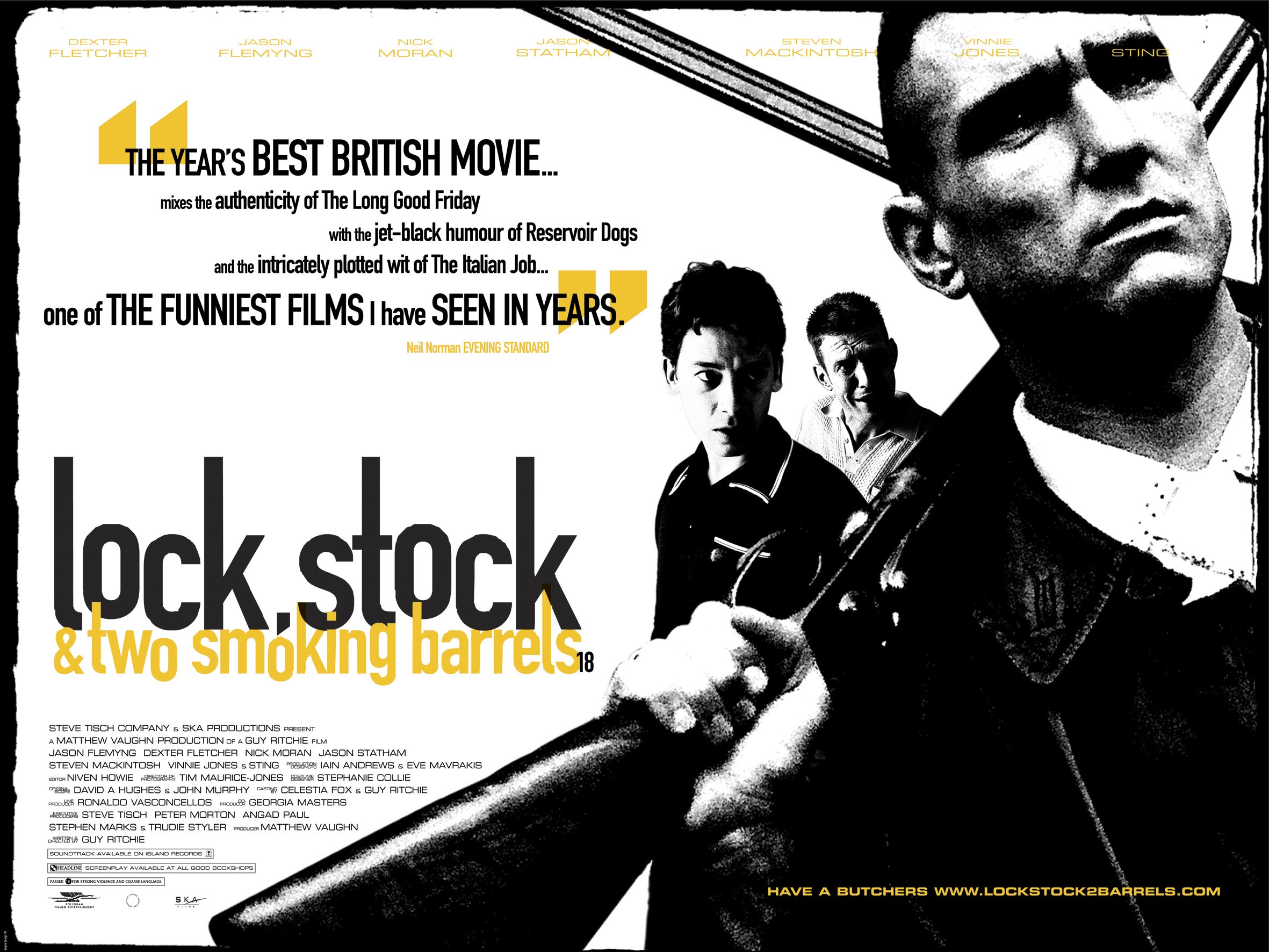 Mega Sized Movie Poster Image for Lock, Stock, and Two Smoking Barrels (#3 of 3)