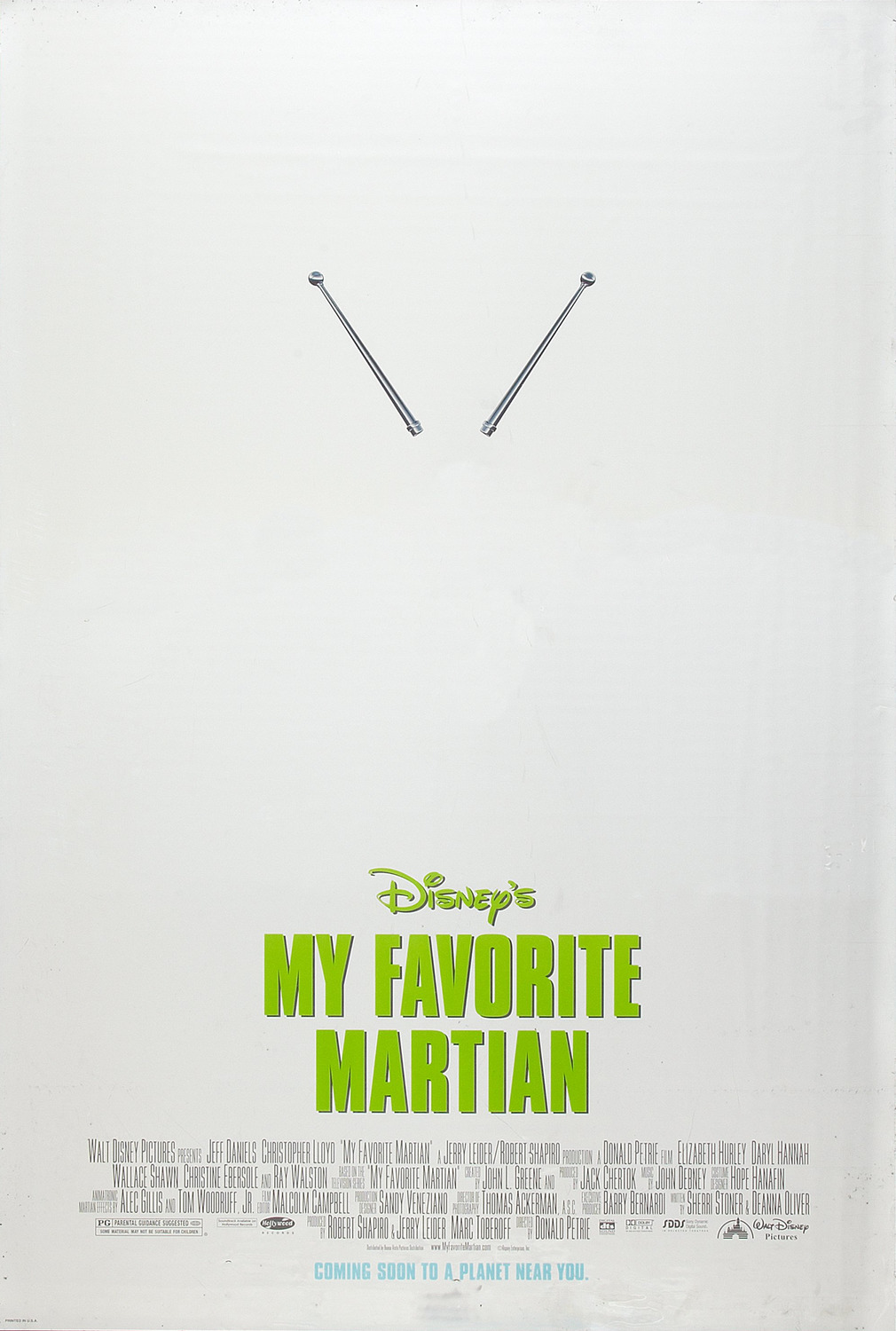 Extra Large Movie Poster Image for My Favorite Martian (#4 of 4)