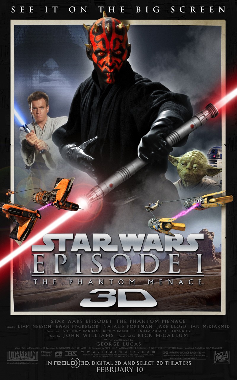 Extra Large Movie Poster Image for Star Wars Episode 1: The Phantom Menace (#3 of 13)