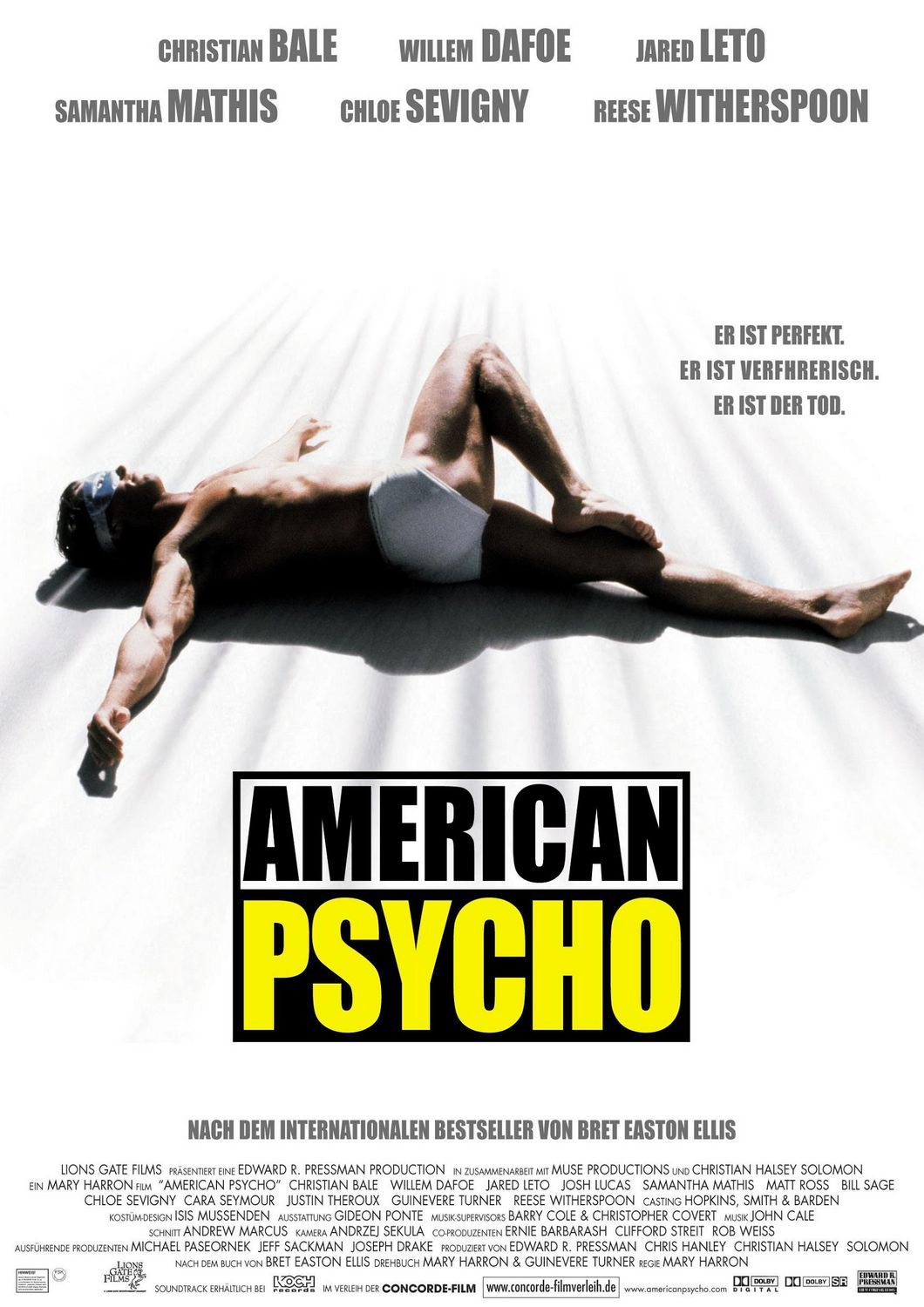 Extra Large Movie Poster Image for American Psycho (#4 of 5)