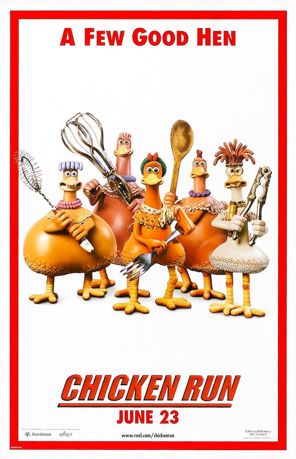Extra Large Movie Poster Image for Chicken Run (#3 of 11)
