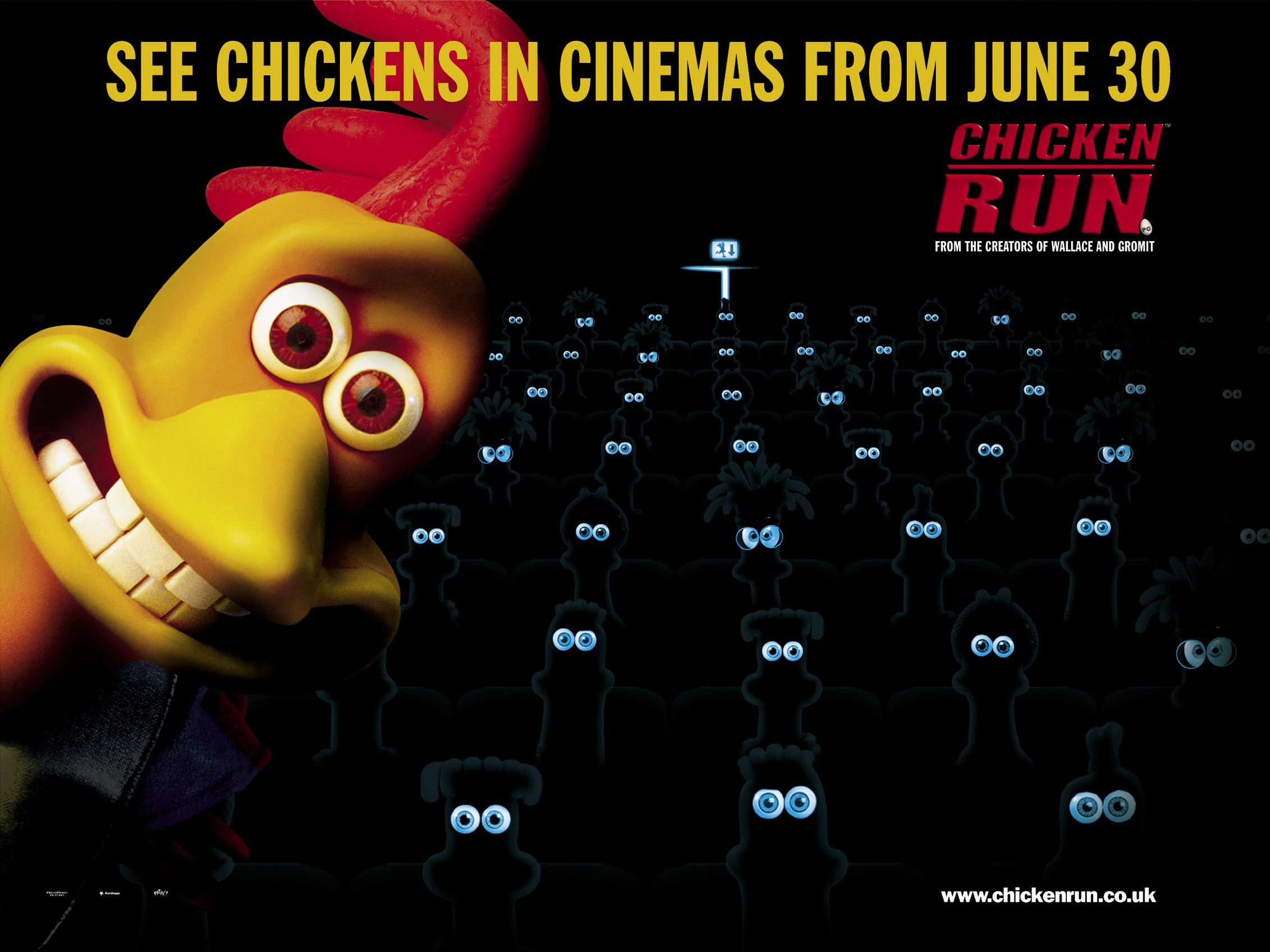 Mega Sized Movie Poster Image for Chicken Run (#9 of 11)