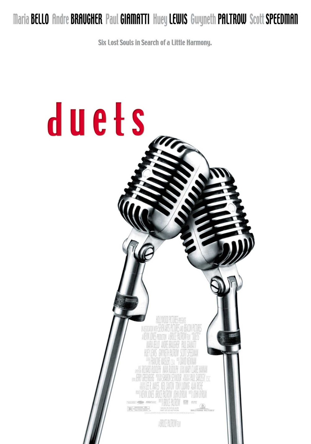 Extra Large Movie Poster Image for Duets (#1 of 2)