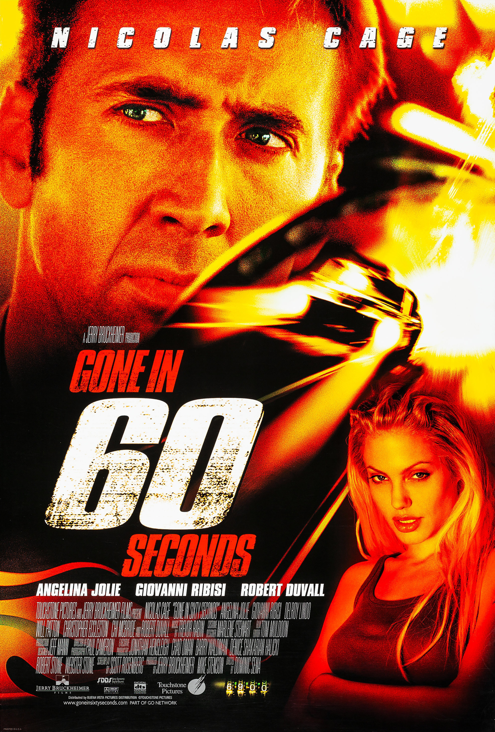 Mega Sized Movie Poster Image for Gone in 60 Seconds (#1 of 2)