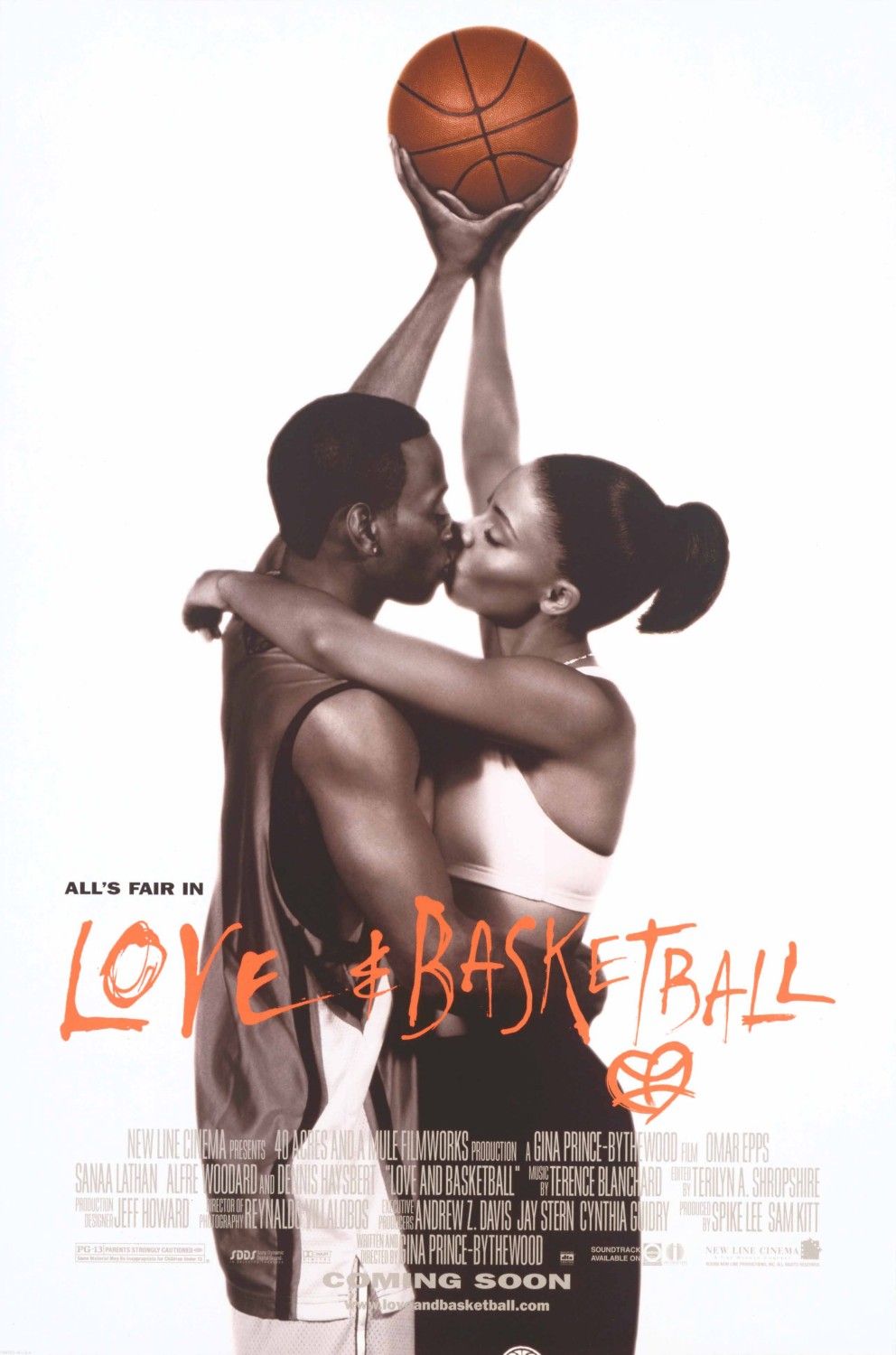 Extra Large Movie Poster Image for Love and Basketball (#2 of 2)