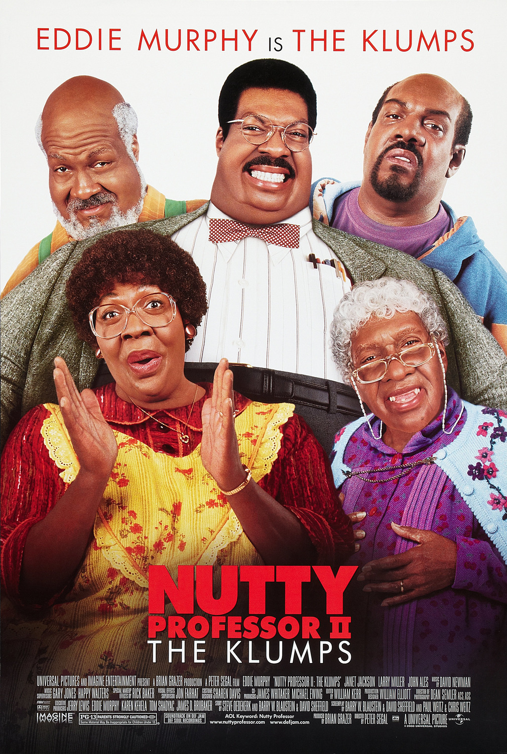 Extra Large Movie Poster Image for The Nutty Professor II : The Klumps 