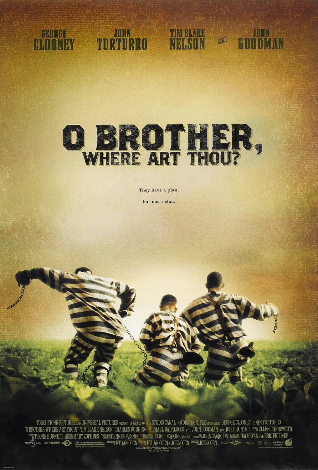 Extra Large Movie Poster Image for O Brother, Where Art Thou? (#1 of 2)