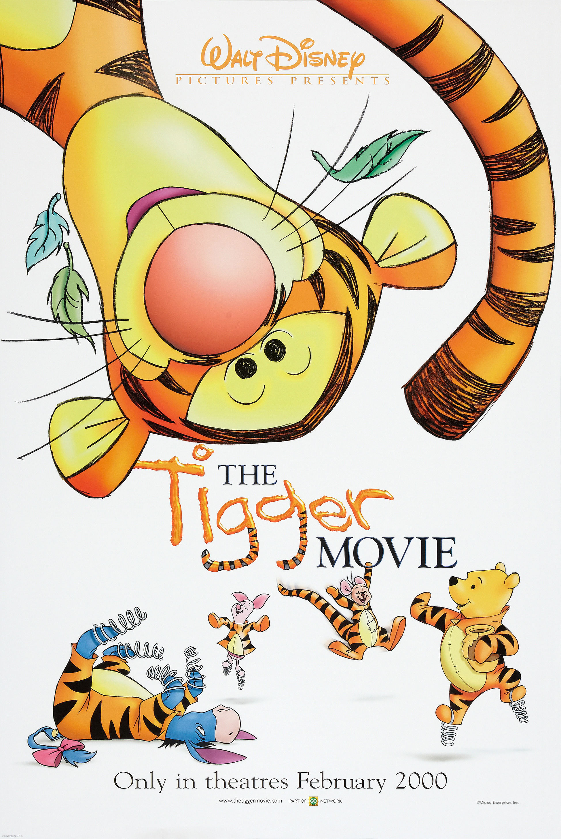 Mega Sized Movie Poster Image for The Tigger Movie 
