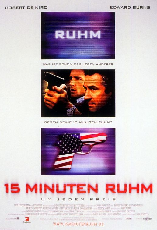 15 Minutes Movie Poster
