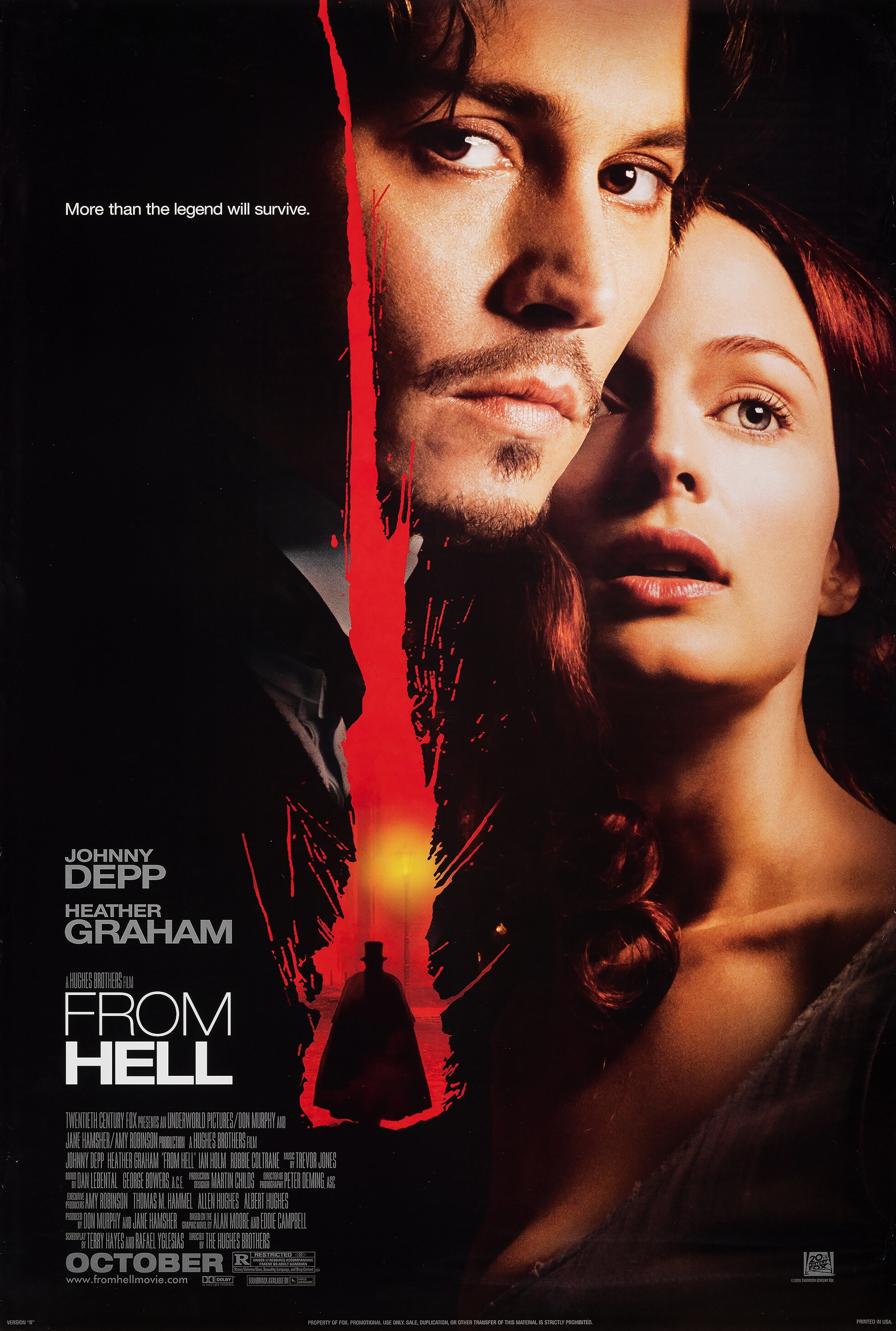 Mega Sized Movie Poster Image for From Hell (#2 of 3)