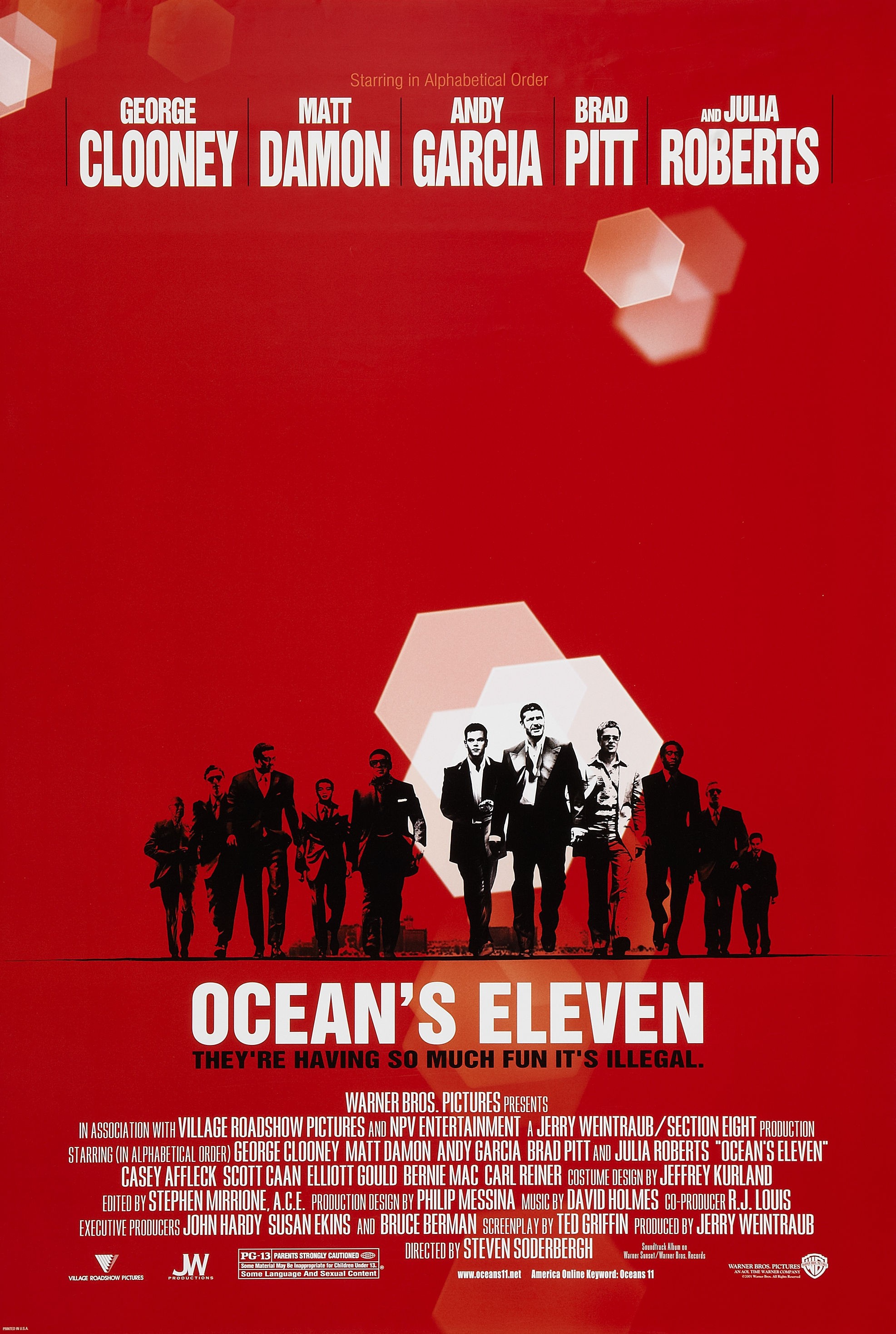 Mega Sized Movie Poster Image for Ocean's Eleven (#2 of 5)