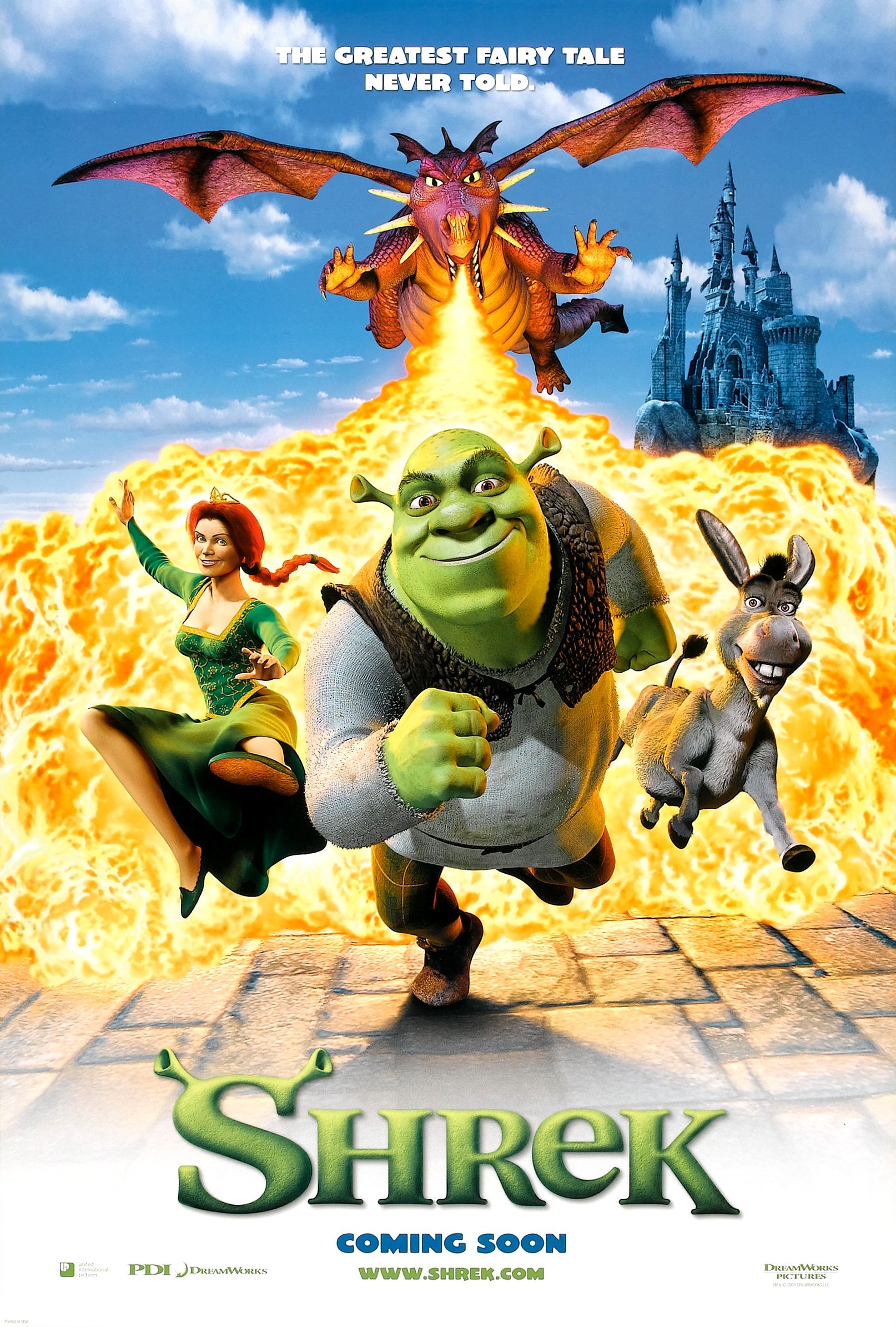 Mega Sized Movie Poster Image for Shrek (#3 of 4)