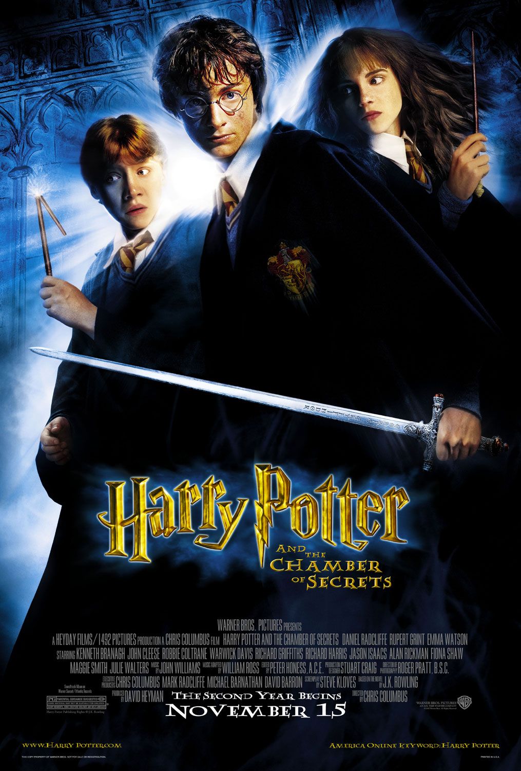 Extra Large Movie Poster Image for Harry Potter and the Chamber of Secrets (#3 of 14)