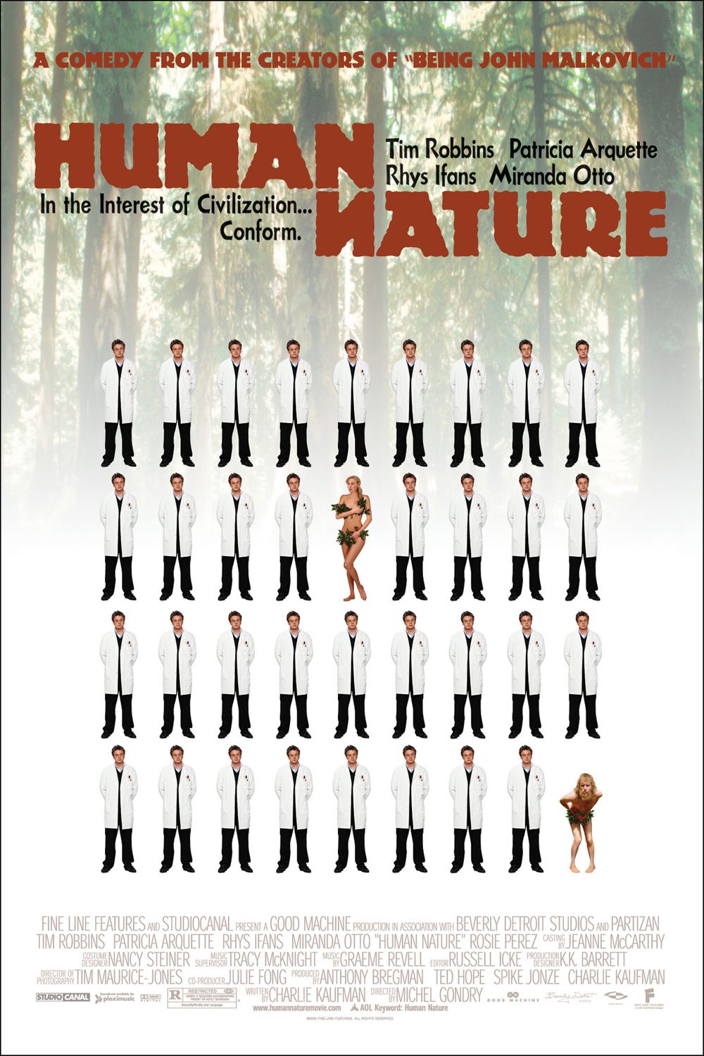 Extra Large Movie Poster Image for Human Nature (#2 of 3)