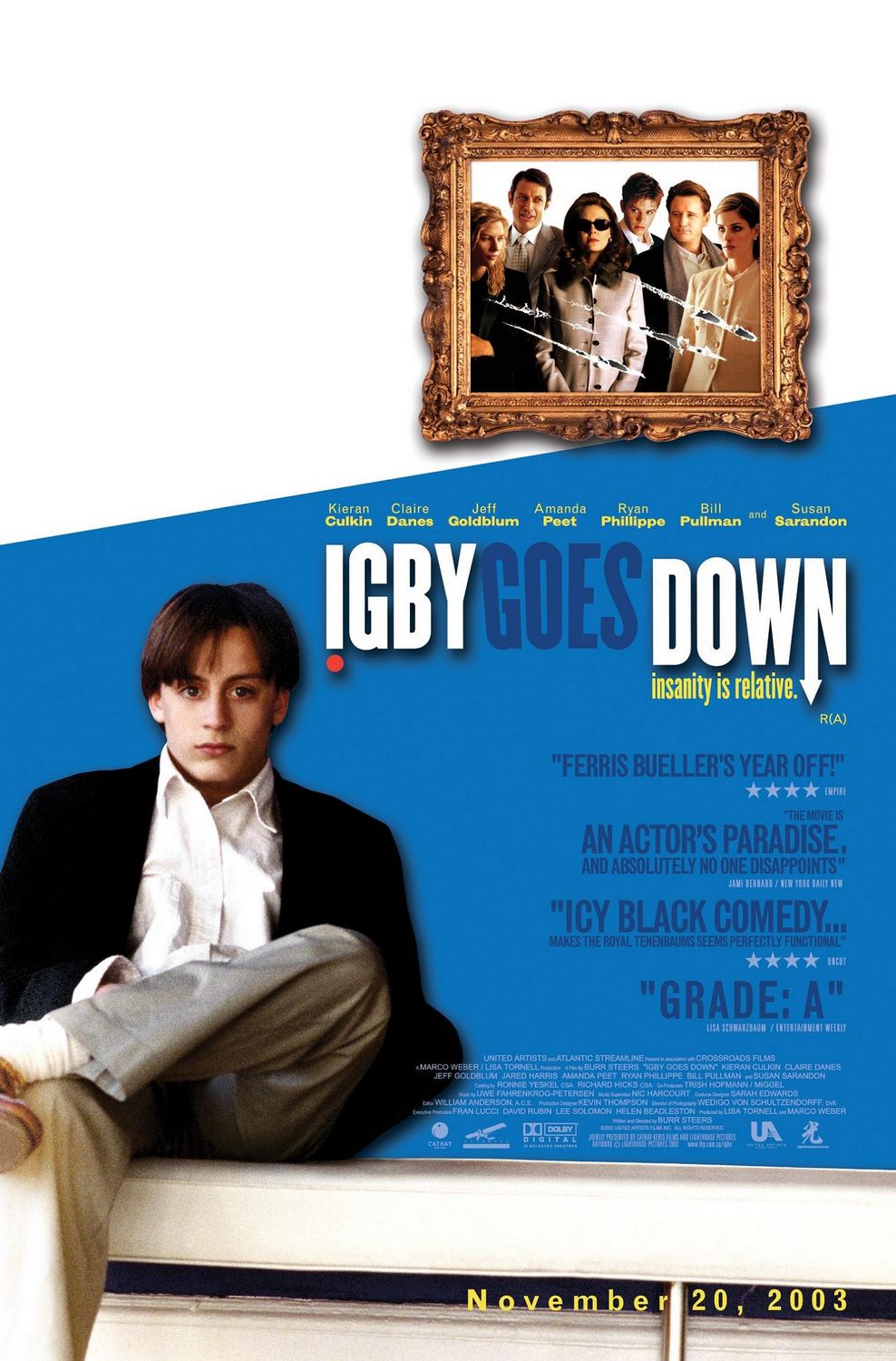 Extra Large Movie Poster Image for Igby Goes Down (#2 of 4)