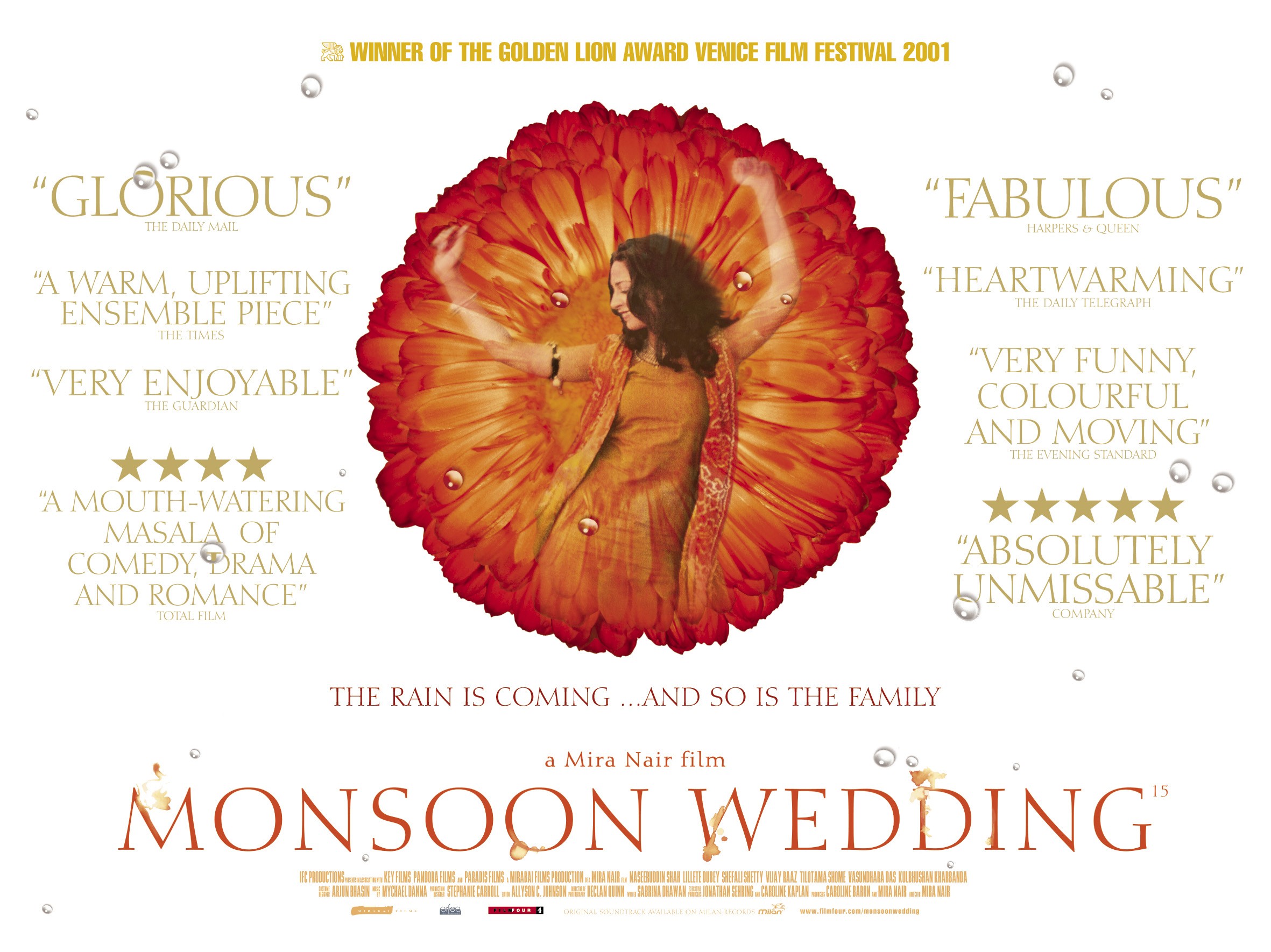 Mega Sized Movie Poster Image for Monsoon Wedding (#3 of 8)