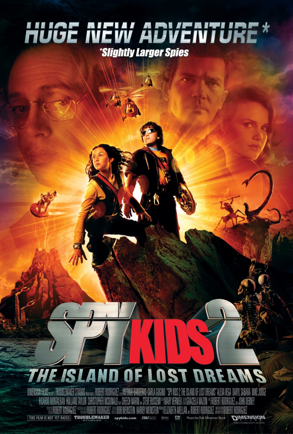 Extra Large Movie Poster Image for Spy Kids 2: The Island of Lost Dreams (#2 of 3)