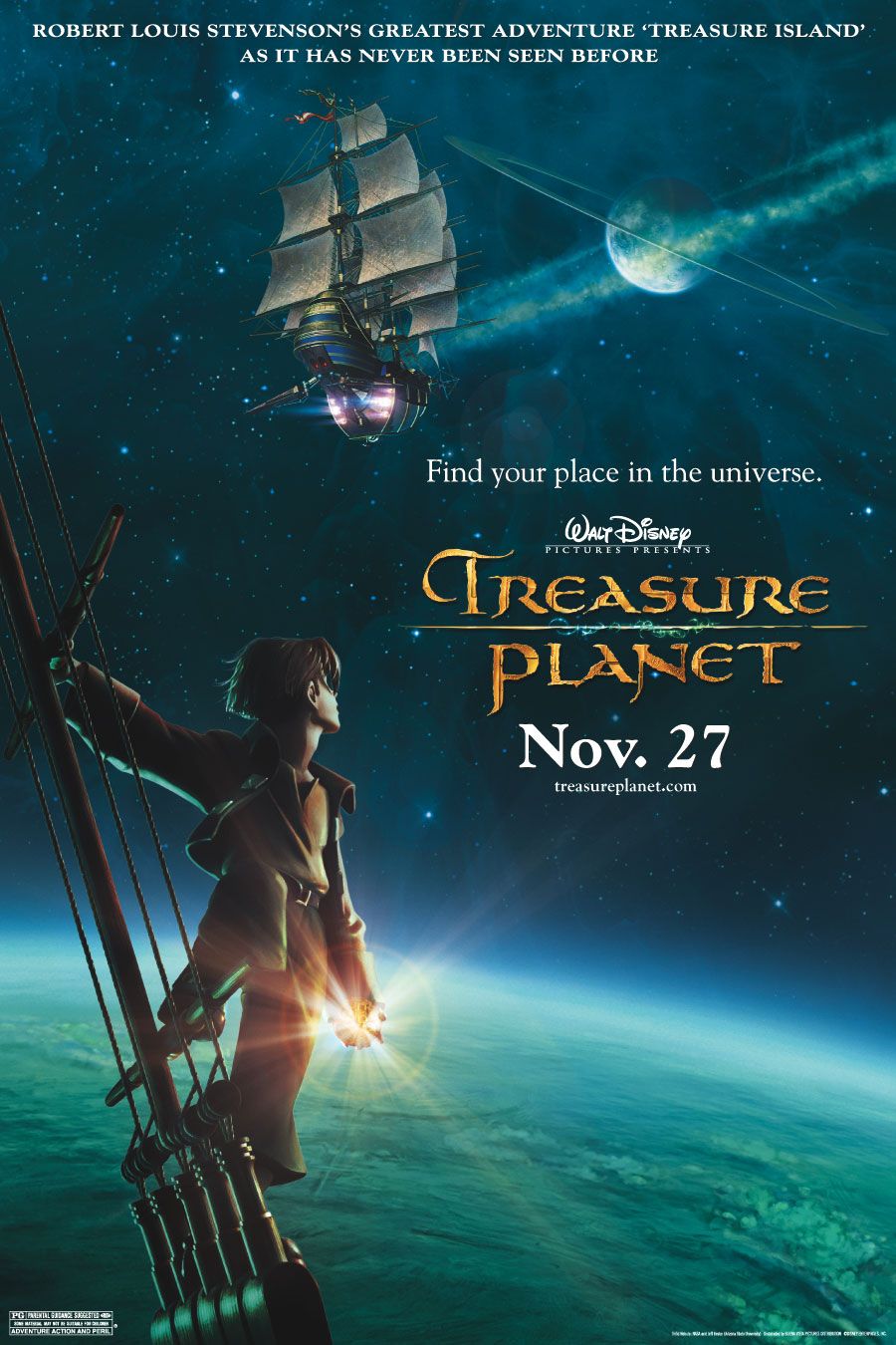 Extra Large Movie Poster Image for Treasure Planet (#2 of 3)