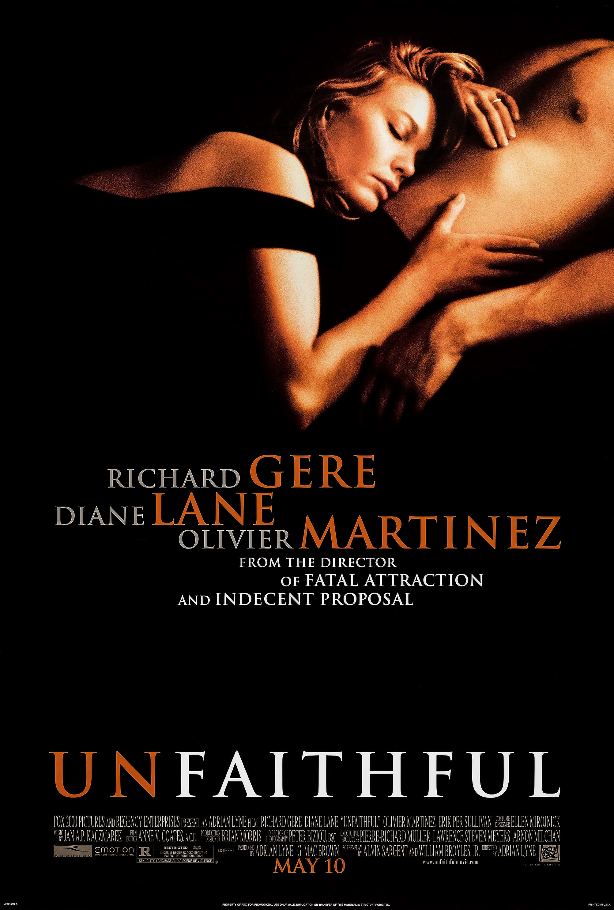 Mega Sized Movie Poster Image for Unfaithful (#1 of 2)
