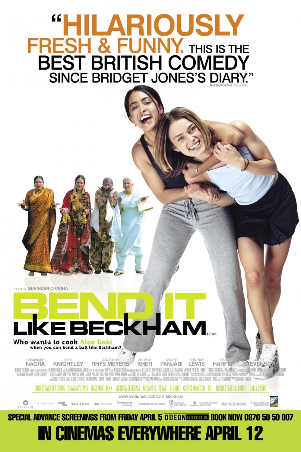 Extra Large Movie Poster Image for Bend it Like Beckham (#2 of 6)