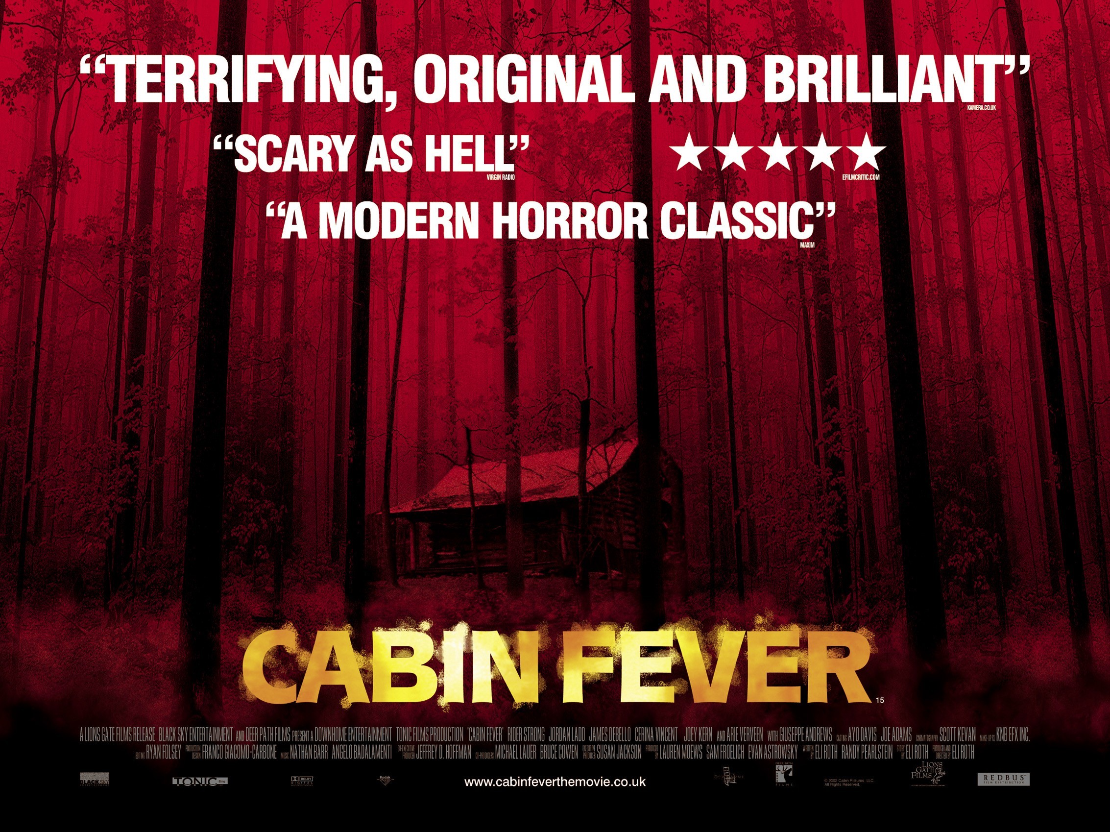 Mega Sized Movie Poster Image for Cabin Fever (#3 of 3)