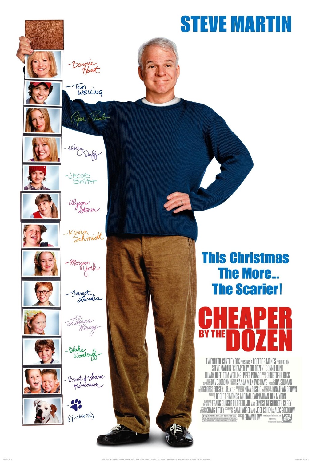 Extra Large Movie Poster Image for Cheaper by the Dozen (#1 of 4)