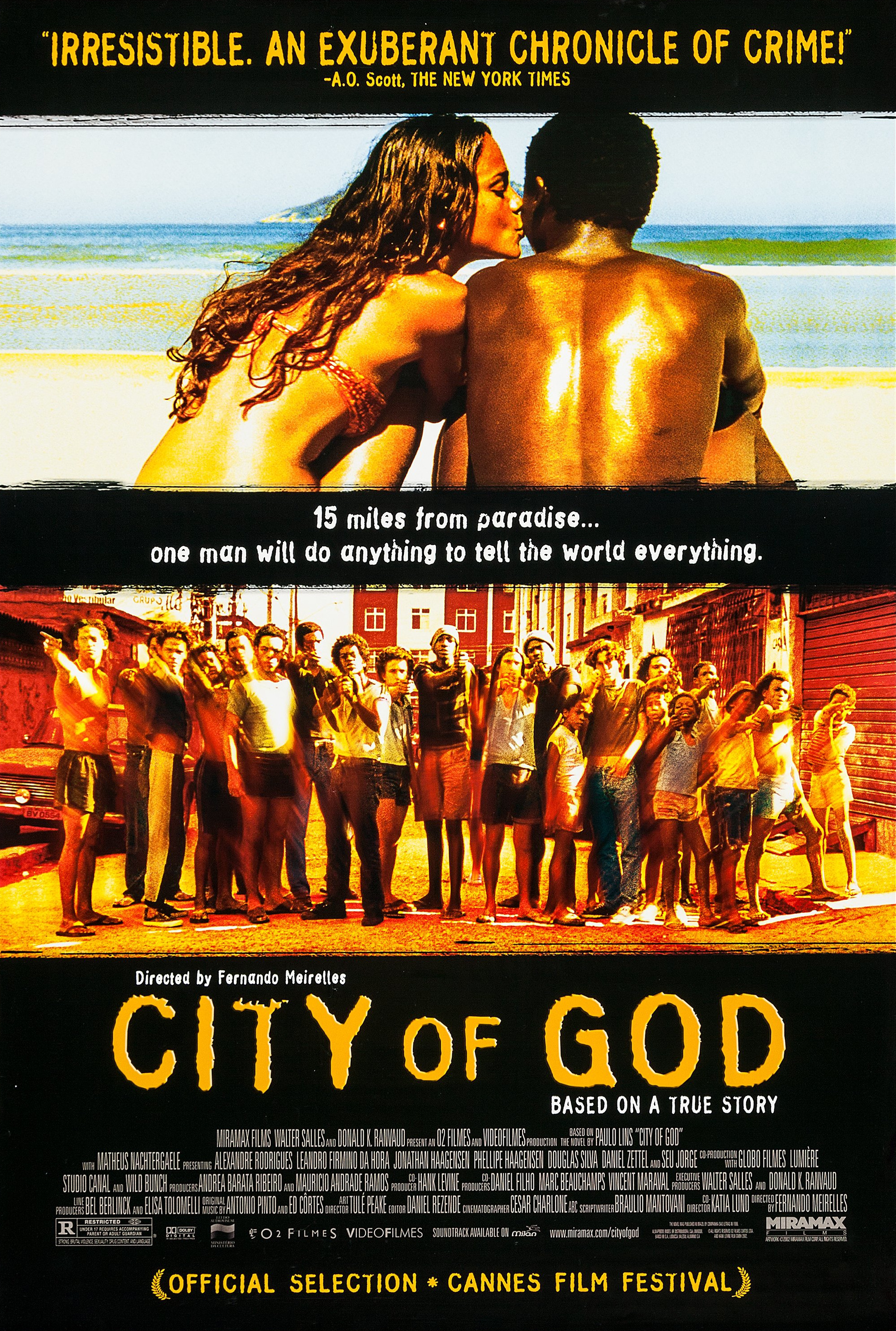 Mega Sized Movie Poster Image for City of God (#1 of 8)