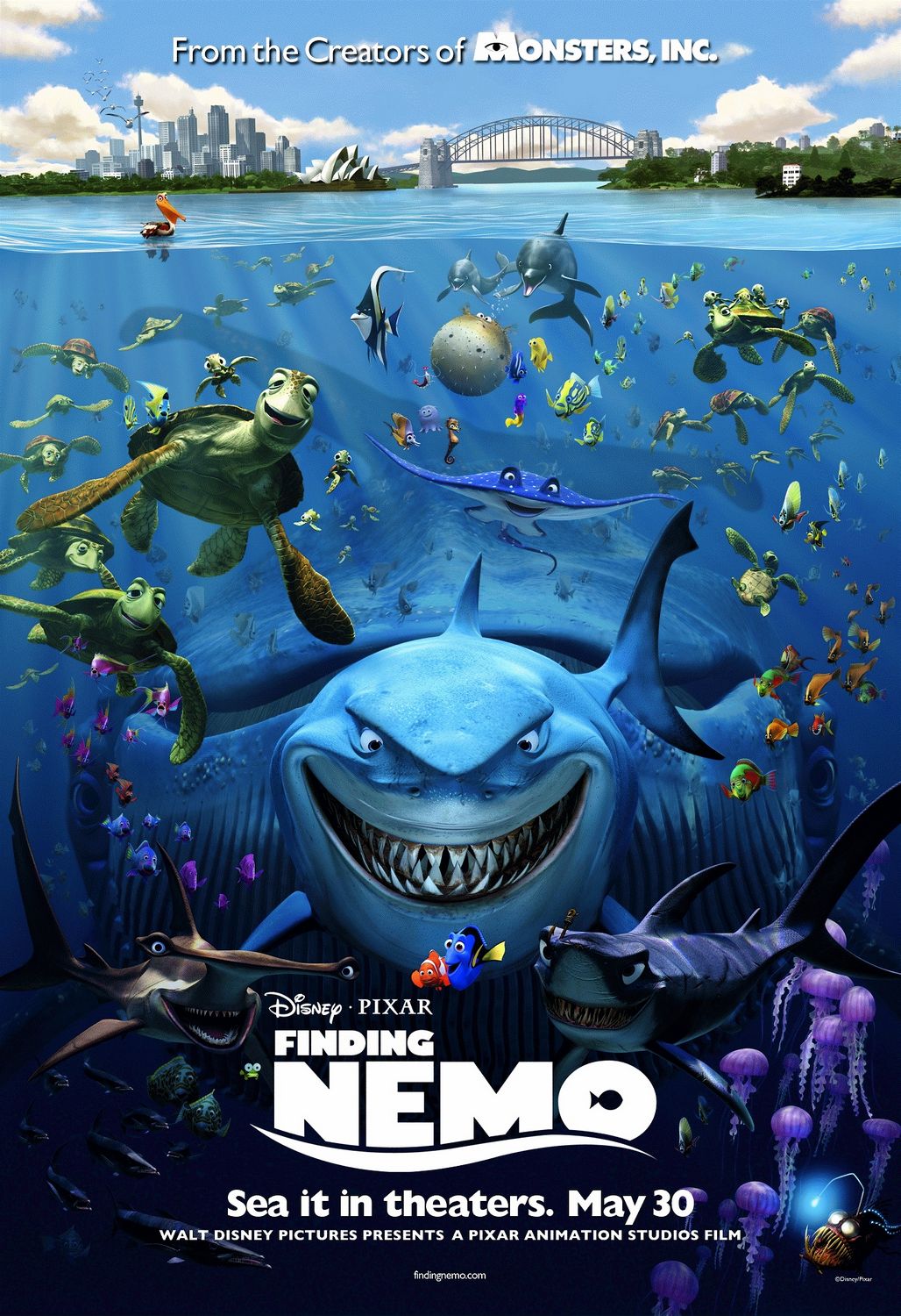 Extra Large Movie Poster Image for Finding Nemo (#4 of 9)