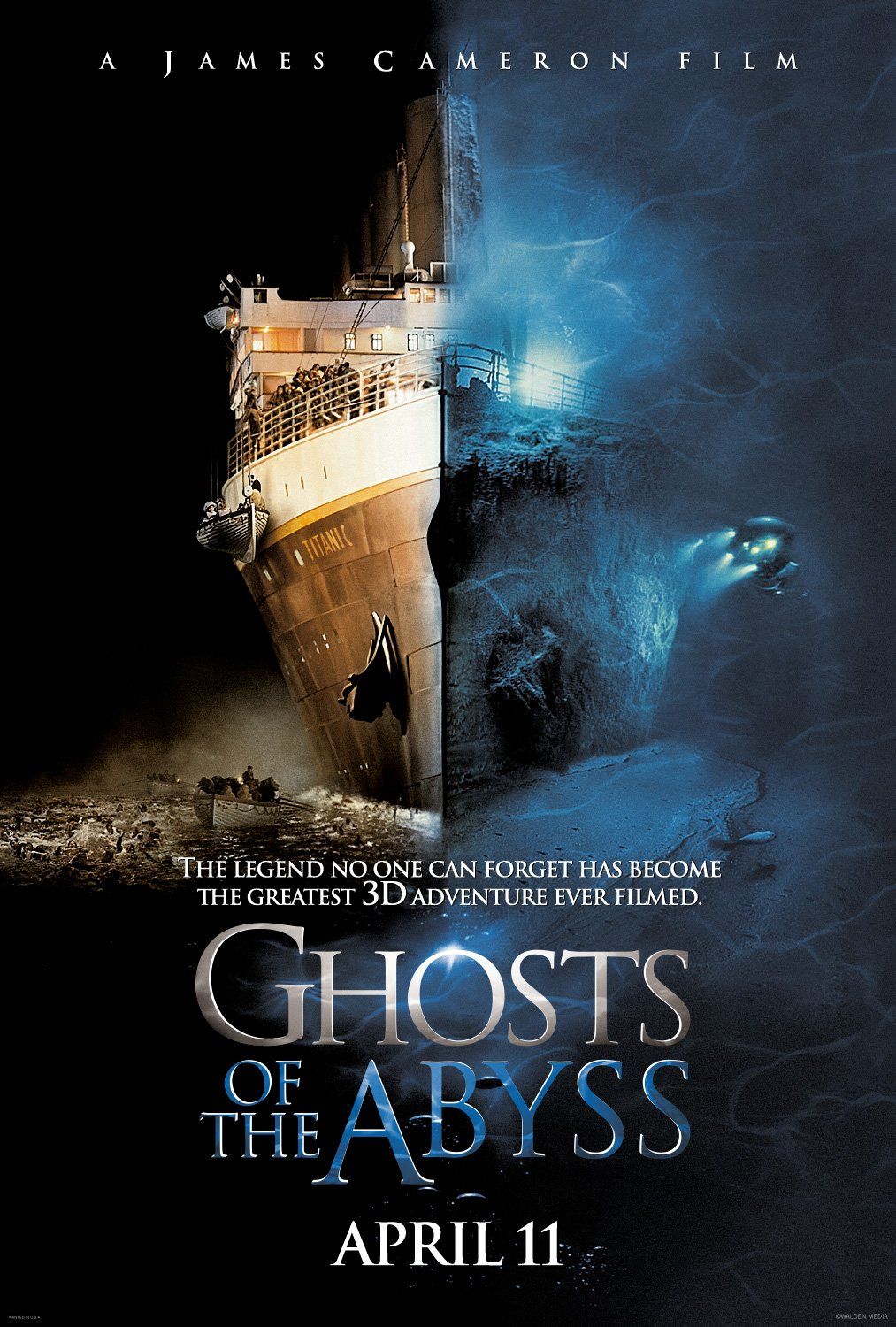 Extra Large Movie Poster Image for Ghosts of the Abyss 