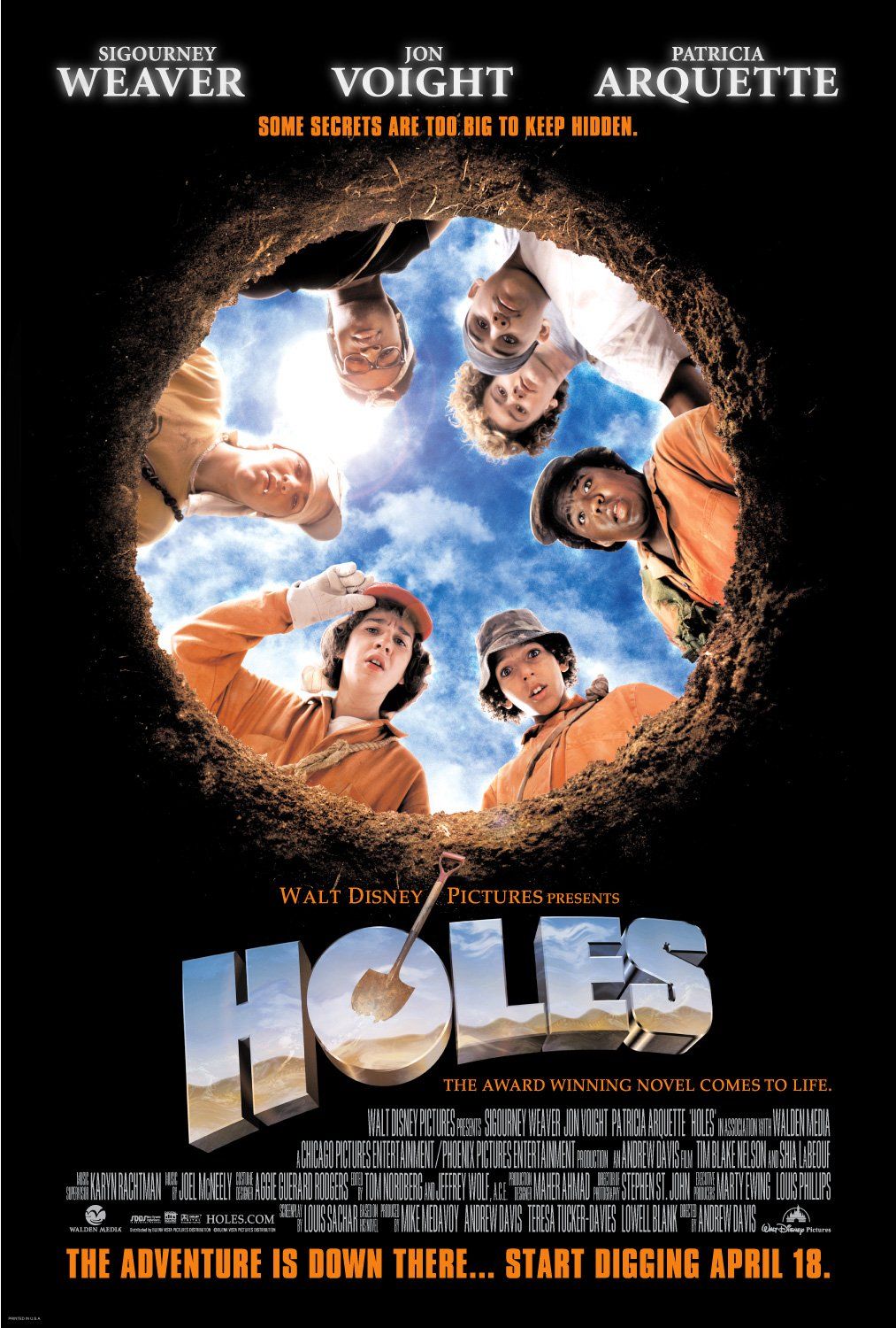 Extra Large Movie Poster Image for Holes 