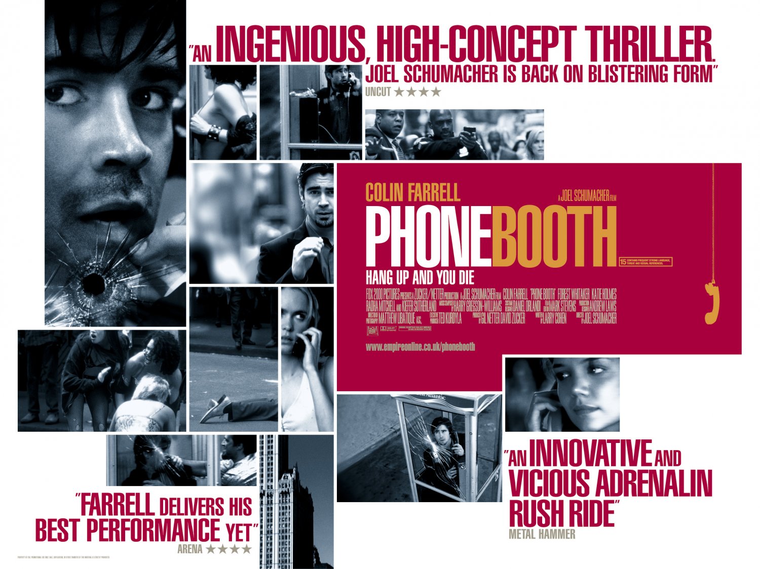 Extra Large Movie Poster Image for Phone Booth (#2 of 3)