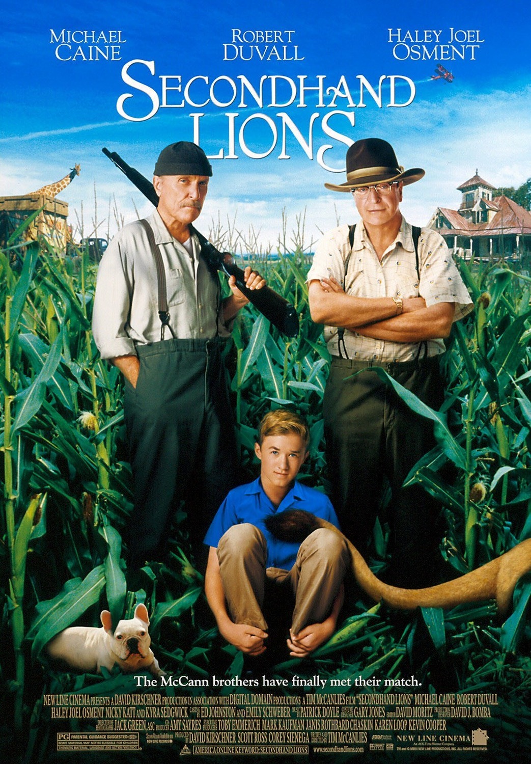 Extra Large Movie Poster Image for Secondhand Lions (#1 of 2)