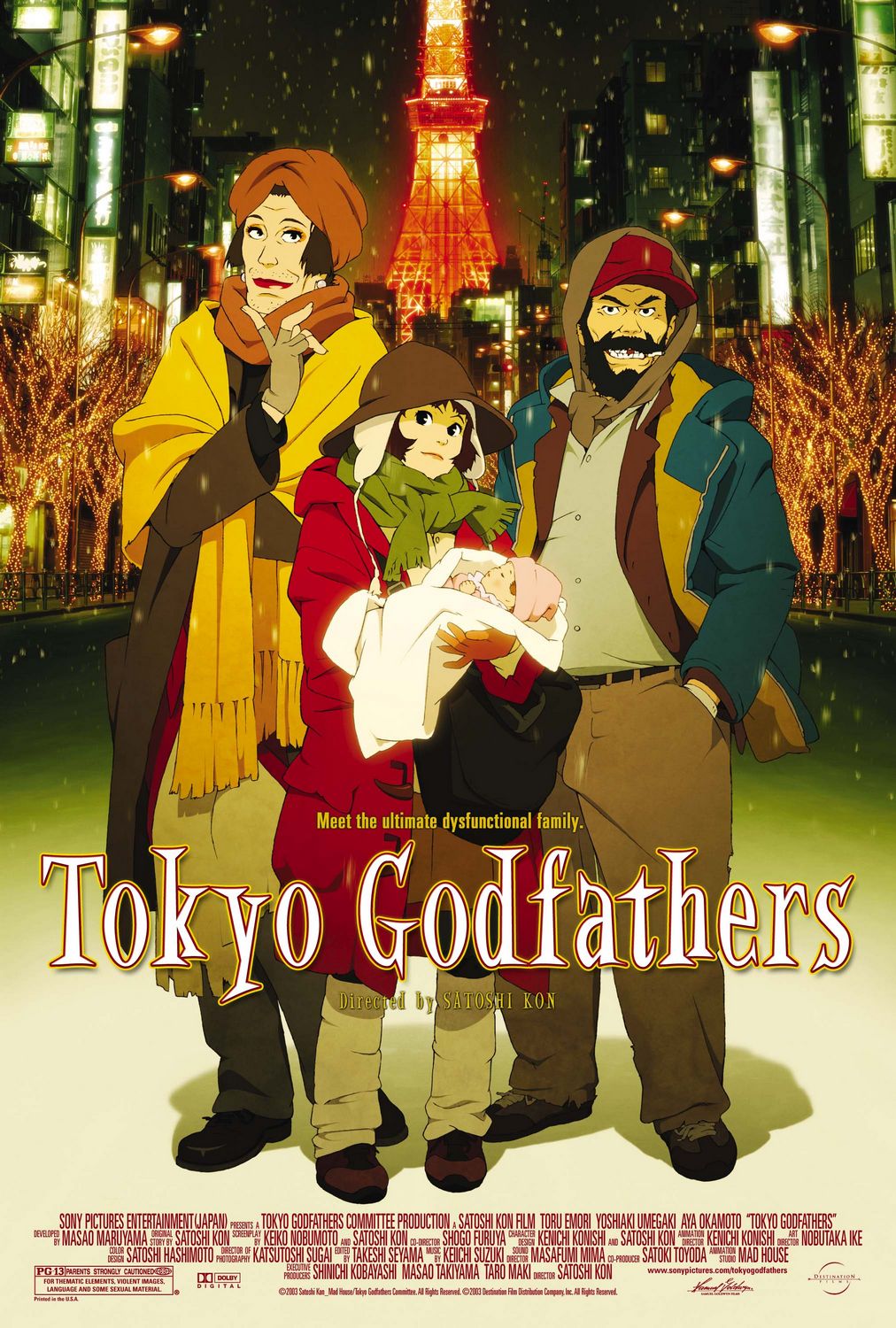 Tokyo Godfathers (2 of 3) Extra Large Movie Poster Image IMP Awards